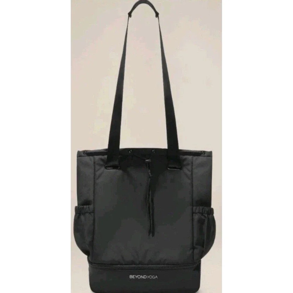 Beyond Yoga Convertible Backpack Tote Bag Nylon Gym Travel Bag NWT